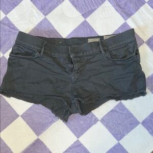 All Saints Charcoal Jean Shorts